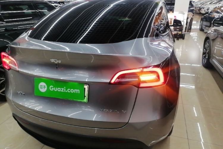 Used Tesla Model Y 2021 Long-Range All-Wheel-Drive Version 3D7 Rear Right 45 Deg