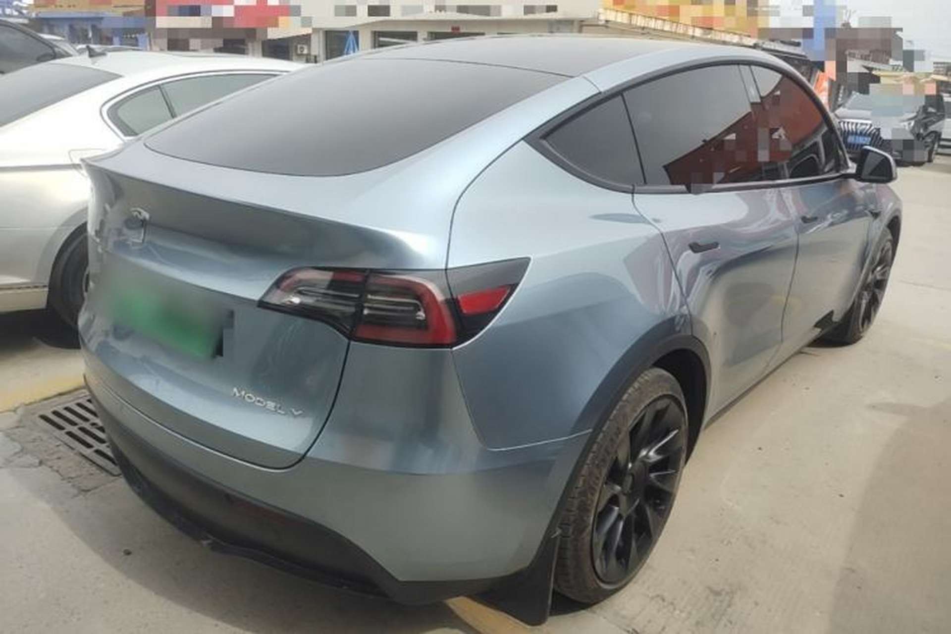 Used Tesla Model Y 2021 Standard Range Rear-Wheel Drive Version Rear Right 45 Deg