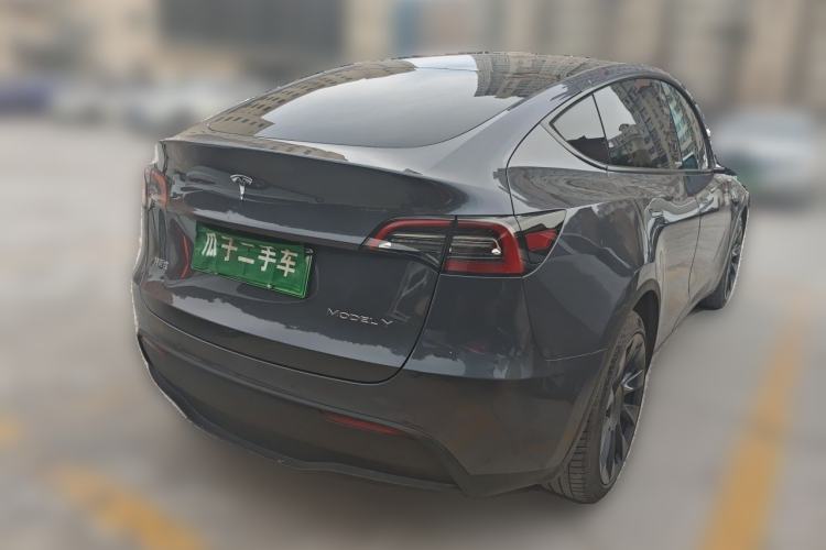 Used Tesla Model Y 2021 Long-Range All-Wheel-Drive Version 3D7 Rear Right 45 Deg