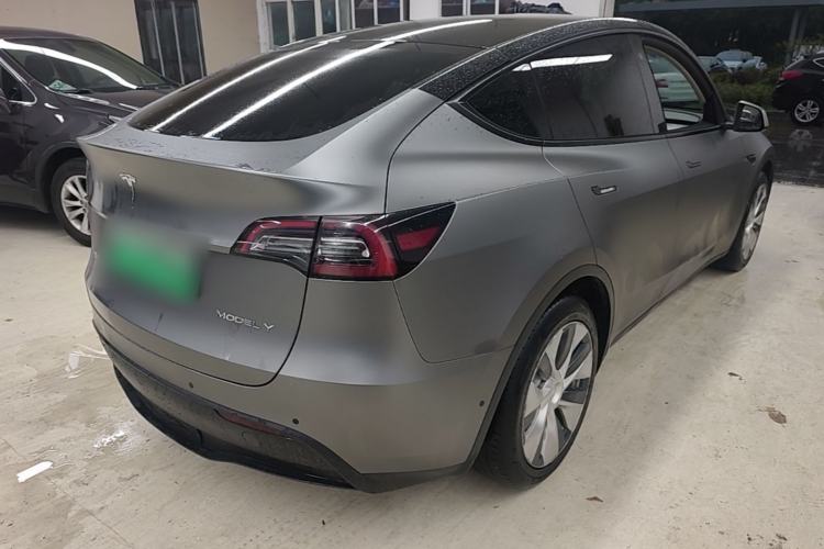 Used Tesla Model Y 2021 Standard Range Rear-Wheel Drive Version Rear Right 45 Deg