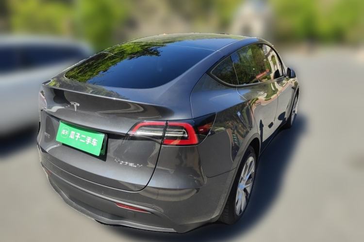 Used Tesla Model Y 2021 Standard Range Rear-Wheel Drive Version Rear Right 45 Deg