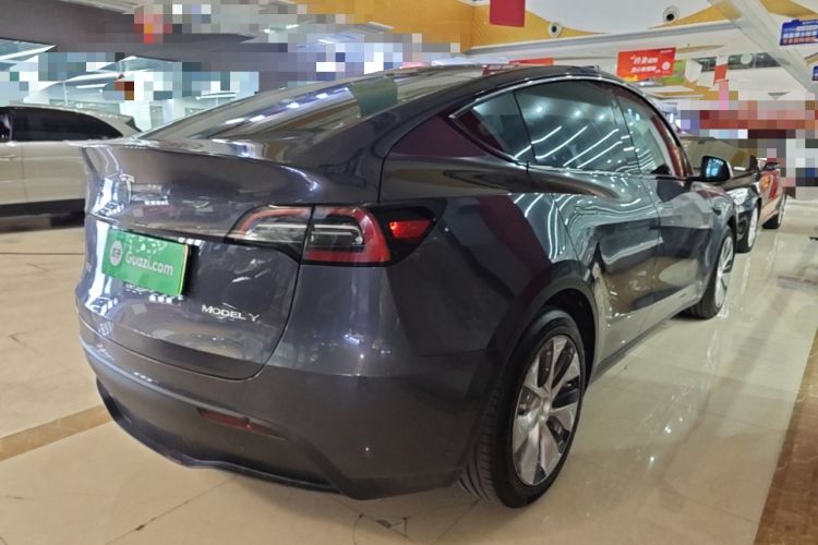 Used Tesla Model Y 2021 Standard Range Rear-Wheel Drive Version Rear Right 45 Deg