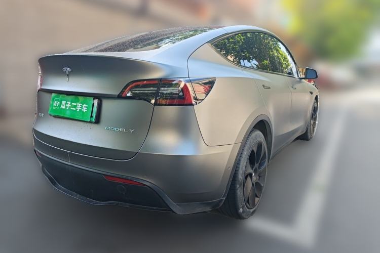 Used Tesla Model Y 2021 Standard Range Rear-Wheel Drive Version Rear Right 45 Deg