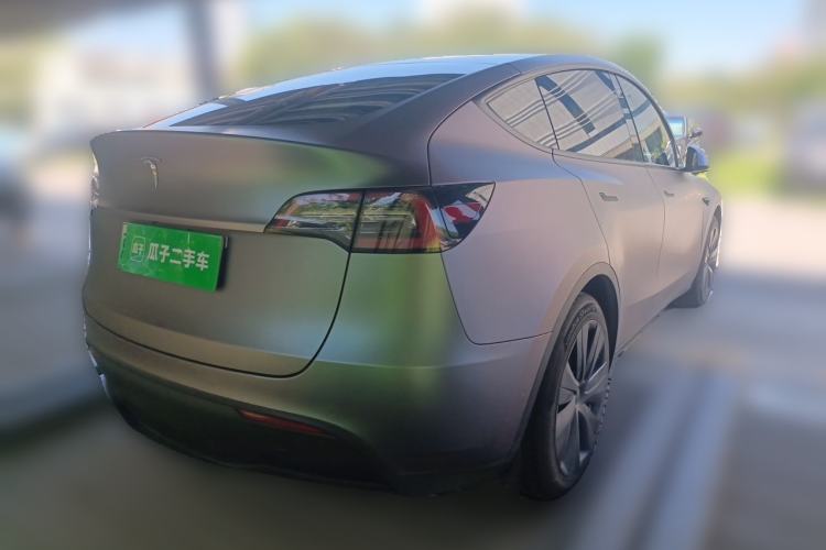 Used Tesla Model Y 2021 Standard Range Rear-Wheel Drive Version Rear Right 45 Deg