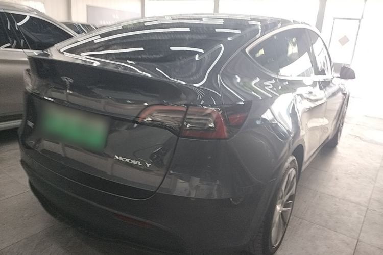 Used Tesla Model Y 2021 Standard Range Rear-Wheel Drive Version Rear Right 45 Deg