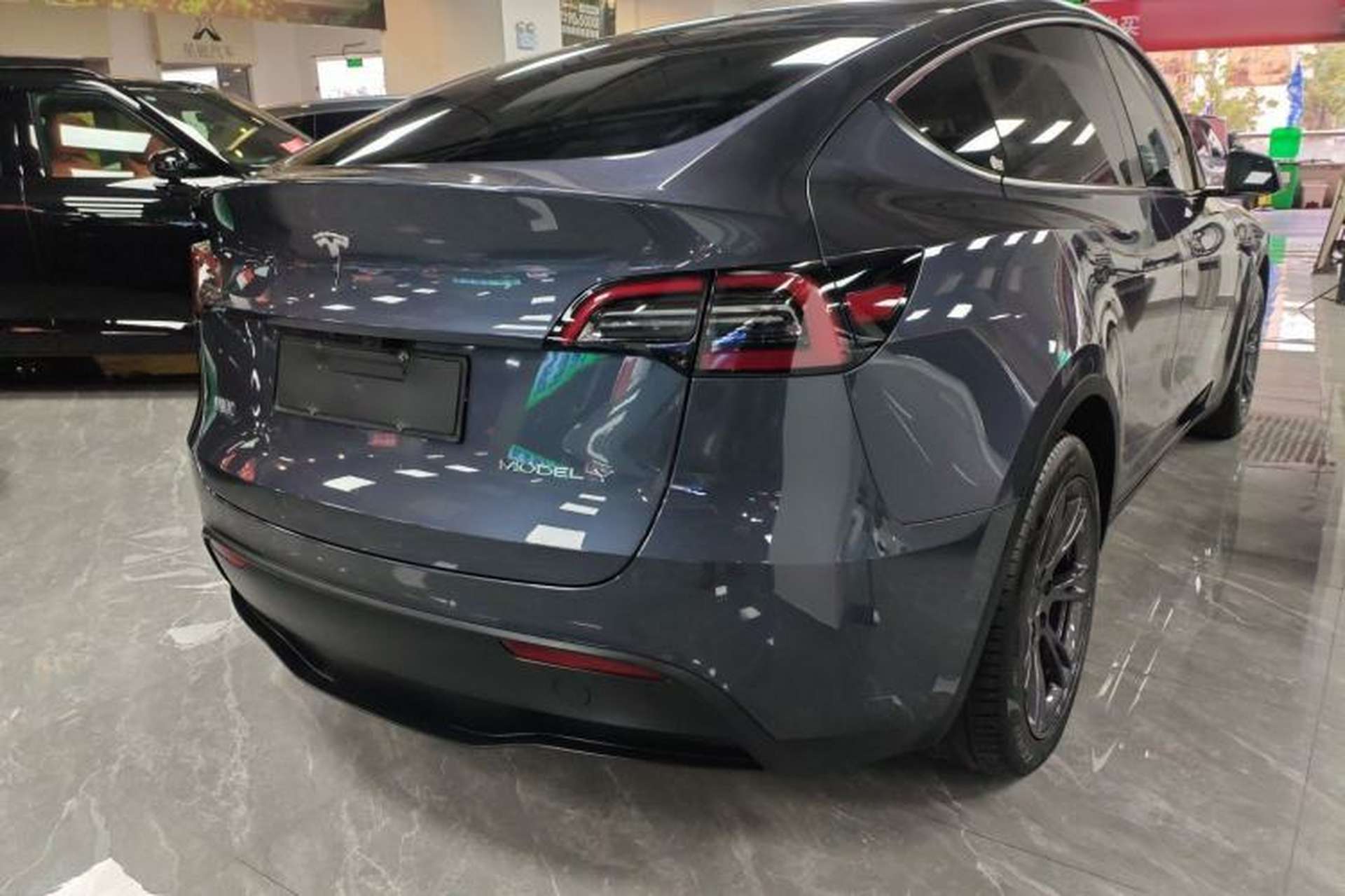 Used Tesla Model Y 2021 Standard Range Rear-Wheel Drive Version Rear Right 45 Deg