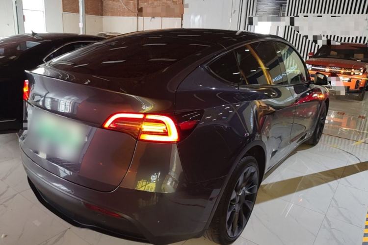 Used Tesla Model Y 2021 Long-Range All-Wheel-Drive Version 3D7 Rear Right 45 Deg