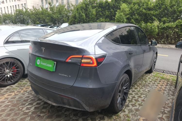 Used Tesla Model Y 2021 Long-Range All-Wheel-Drive Version Rear Right 45 Deg