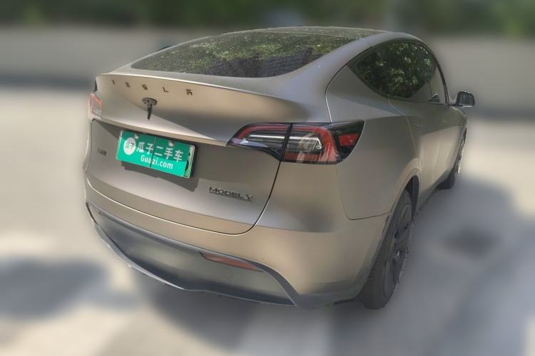 Used Tesla Model Y 2021 Long-Range All-Wheel-Drive Version Rear Right 45 Deg