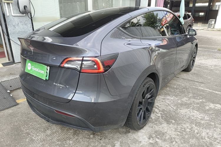 Used Tesla Model Y 2021 Long-Range All-Wheel-Drive Version Rear Right 45 Deg