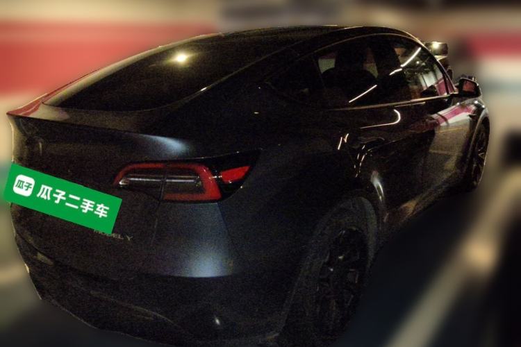 Used Tesla Model Y 2021 Revised Version Long-Range All-Wheel Drive Edition 3D5 Rear Right 45 Deg