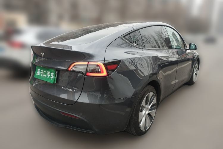 Used Tesla Model Y 2021 Long-Range All-Wheel-Drive Version Rear Right 45 Deg