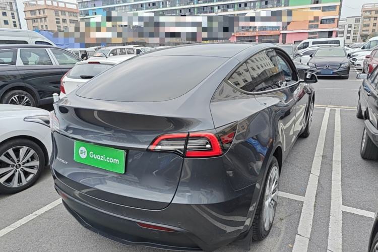 Used Tesla Model Y 2021 Standard Range Rear-Wheel Drive Version Rear Right 45 Deg