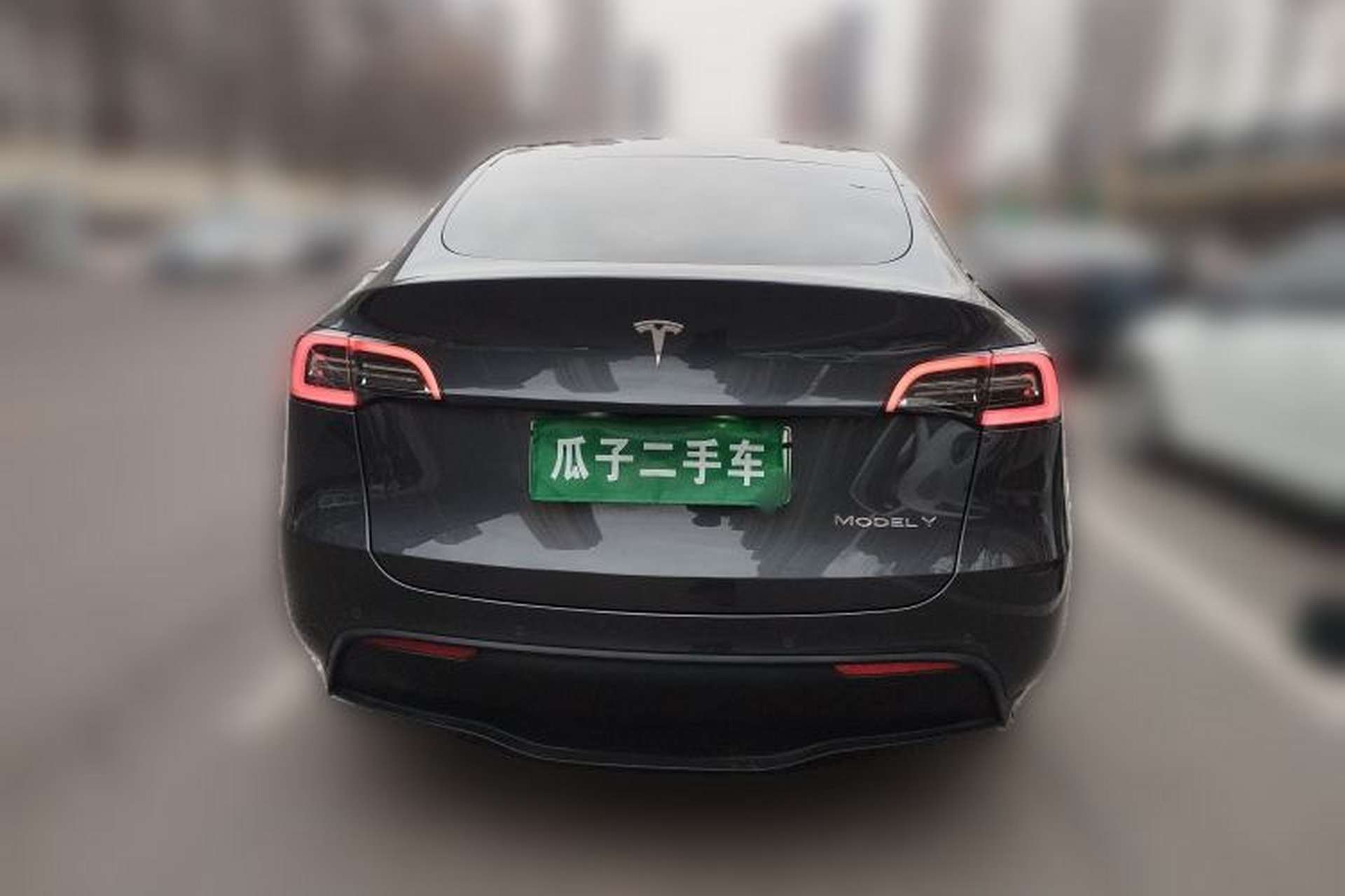 Used Tesla Model Y 2021 Long-Range All-Wheel-Drive Version Rear