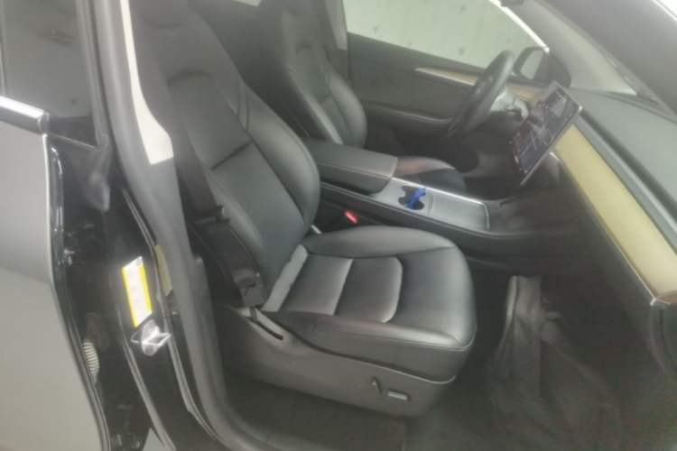 Used Tesla Model Y 2021 Standard Range Rear-Wheel Drive Version Right Front Seat