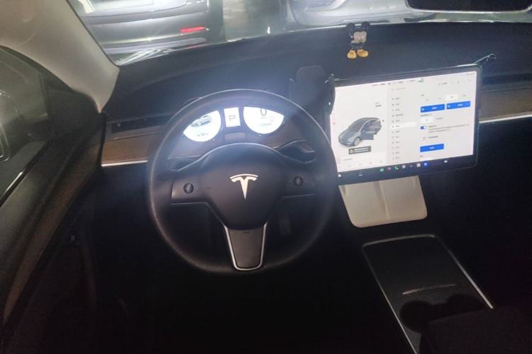 Used Tesla Model Y 2021 Standard Range Rear-Wheel Drive Version Steering Wheel