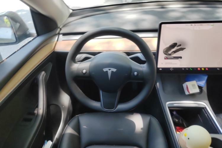Used Tesla Model Y 2021 Standard Range Rear-Wheel Drive Version Steering Wheel