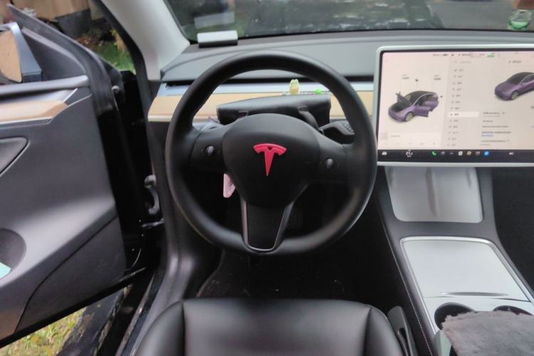 Used Tesla Model Y 2021 Standard Range Rear-Wheel Drive Version Steering Wheel