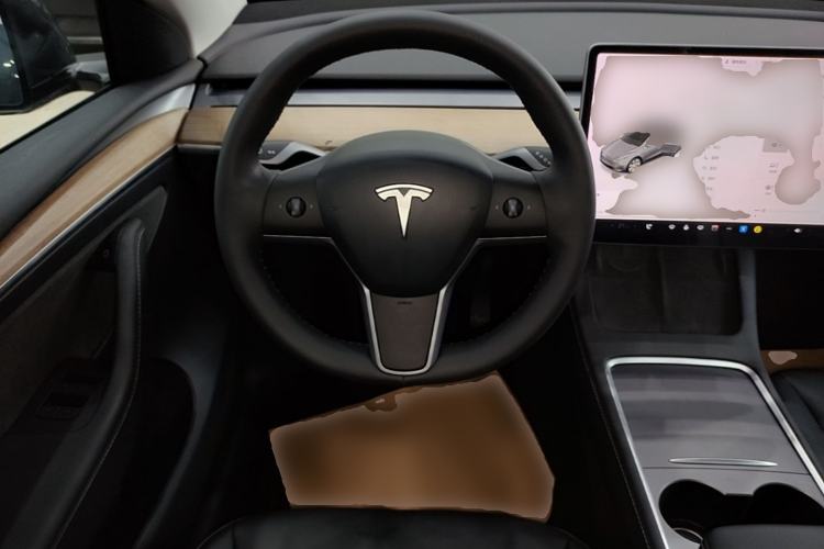 Used Tesla Model Y 2021 Standard Range Rear-Wheel Drive Version Steering Wheel