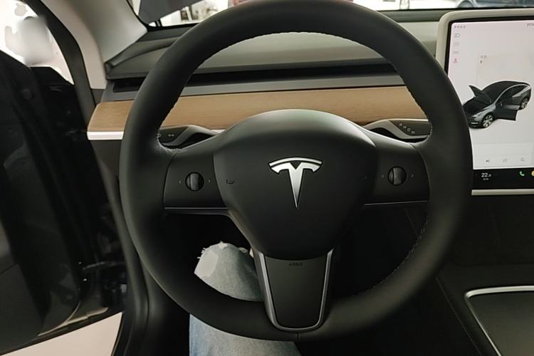 Used Tesla Model Y 2021 Long-Range All-Wheel-Drive Version 3D7 Steering Wheel