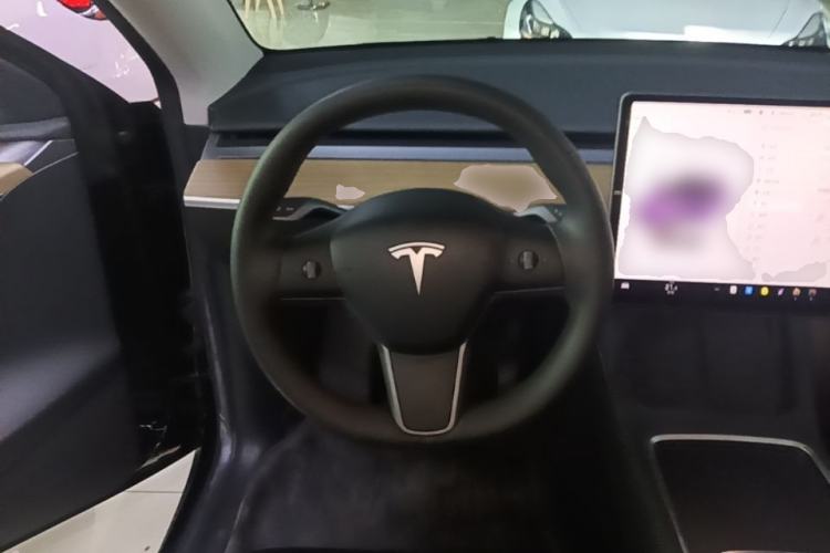 Used Tesla Model Y 2021 Standard Range Rear-Wheel Drive Version Steering Wheel