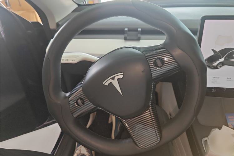 Used Tesla Model Y 2021 Standard Range Rear-Wheel Drive Version Steering Wheel