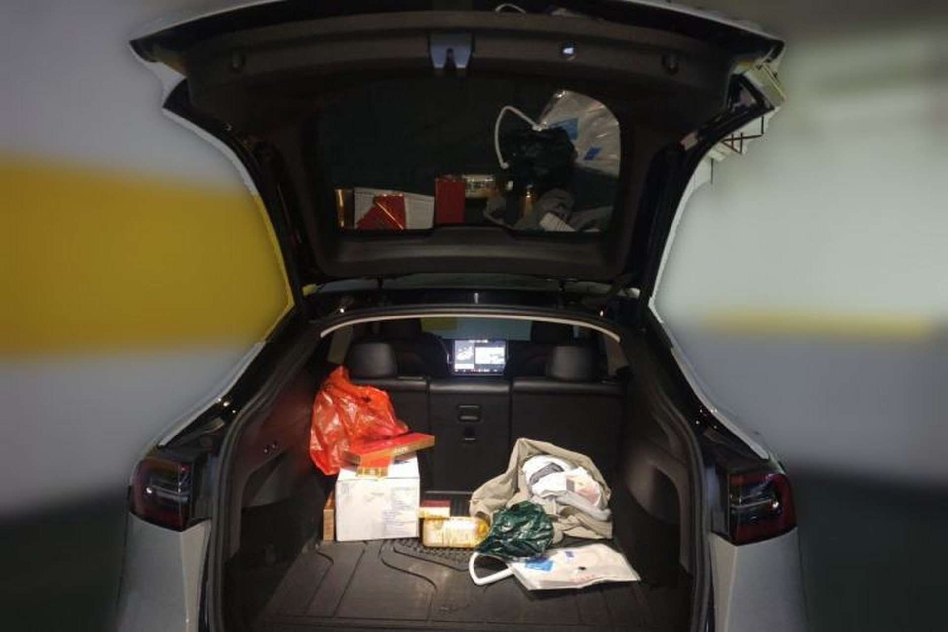 Used Tesla Model Y 2021 Standard Range Rear-Wheel Drive Version Trunk