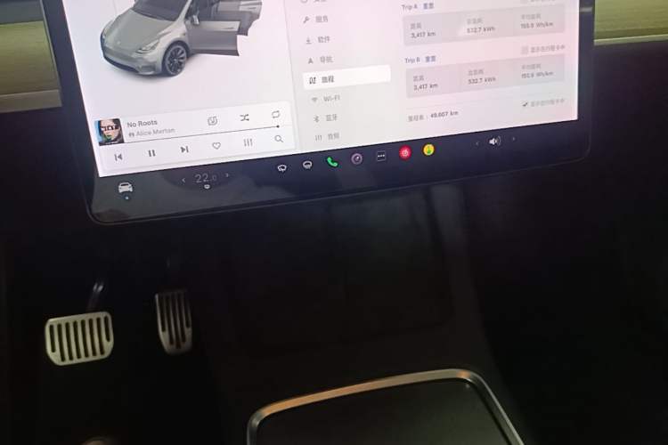 Used Tesla Model Y 2021 Long-Range All-Wheel-Drive Version Vehicle Key