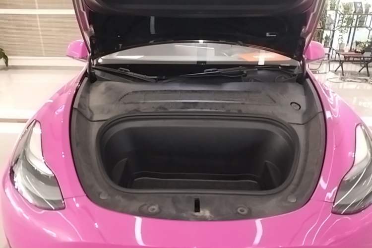 Used Tesla Model Y 2021 Standard Range Rear-Wheel Drive Version Engine Bay