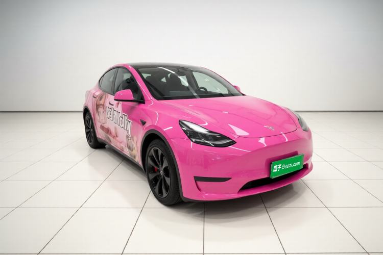 Used Tesla Model Y 2021 Standard Range Rear-Wheel Drive Version Front Right 45 Deg