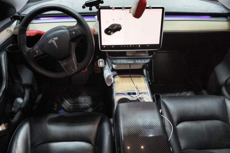 Used Tesla Model Y 2021 Standard Range Rear-Wheel Drive Version Center Console