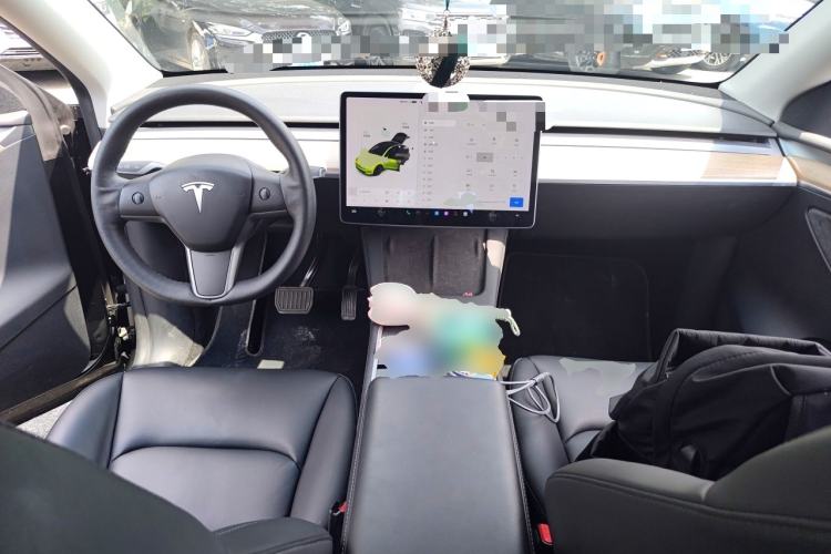 Used Tesla Model Y 2021 Standard Range Rear-Wheel Drive Version Center Console