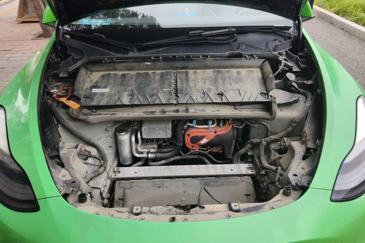Used Tesla Model Y 2021 Standard Range Rear-Wheel Drive Version Engine Bay