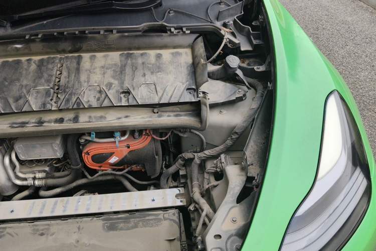 Used Tesla Model Y 2021 Standard Range Rear-Wheel Drive Version Engine Bay Left