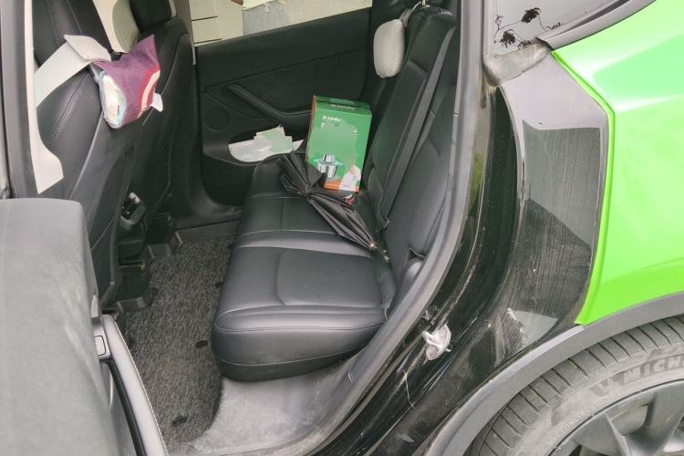 Used Tesla Model Y 2021 Standard Range Rear-Wheel Drive Version Left Rear Seat