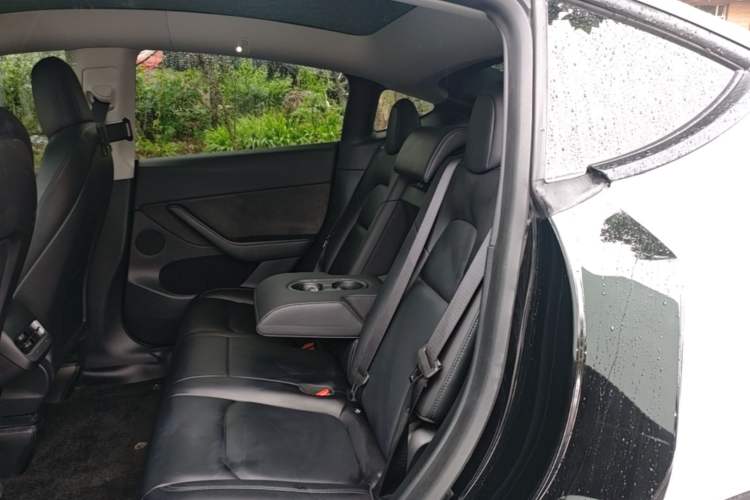 Used Tesla Model Y 2021 Standard Range Rear-Wheel Drive Version Left Rear Seat