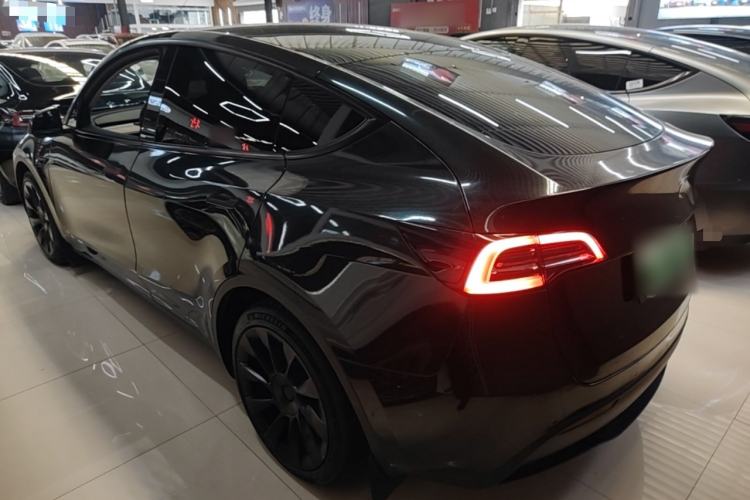 Used Tesla Model Y 2021 Standard Range Rear-Wheel Drive Version Rear Left 45 Deg