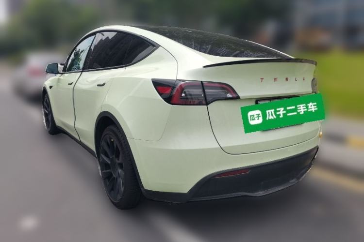 Used Tesla Model Y 2021 Long-Range All-Wheel-Drive Version Rear Left 45 Deg