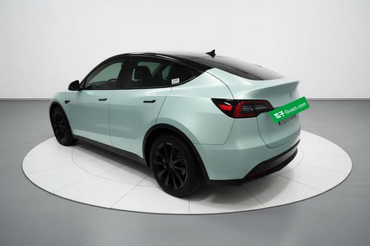 Used Tesla Model Y 2021 Standard Range Rear-Wheel Drive Version Rear Left 45 Deg