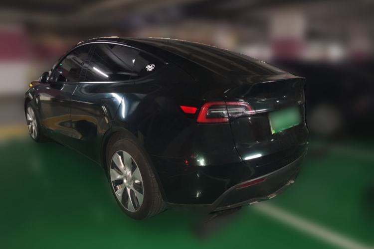 Used Tesla Model Y 2021 Standard Range Rear-Wheel Drive Version Rear Left 45 Deg