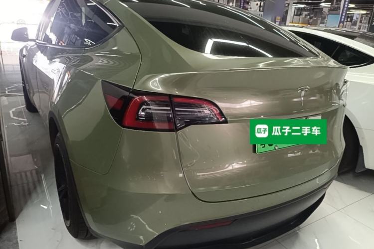 Used Tesla Model Y 2021 Long-Range All-Wheel-Drive Version Rear Left 45 Deg
