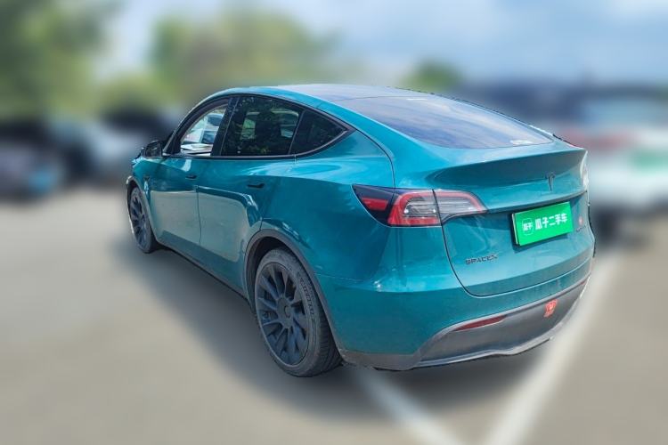 Used Tesla Model Y 2021 Standard Range Rear-Wheel Drive Version Rear Left 45 Deg