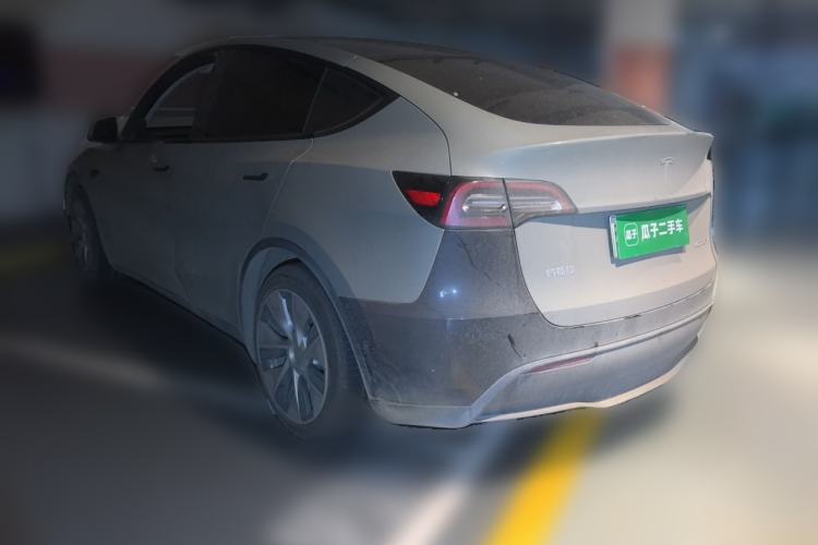 Used Tesla Model Y 2021 Standard Range Rear-Wheel Drive Version Rear Left 45 Deg