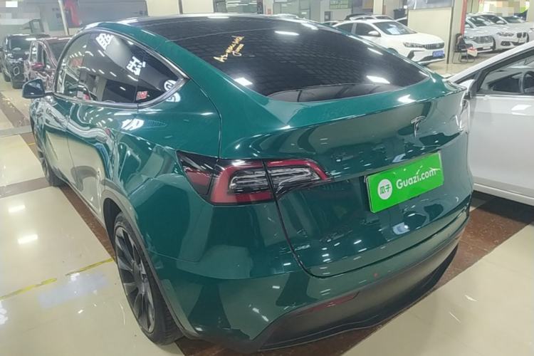 Used Tesla Model Y 2021 Long-Range All-Wheel-Drive Version Rear Left 45 Deg