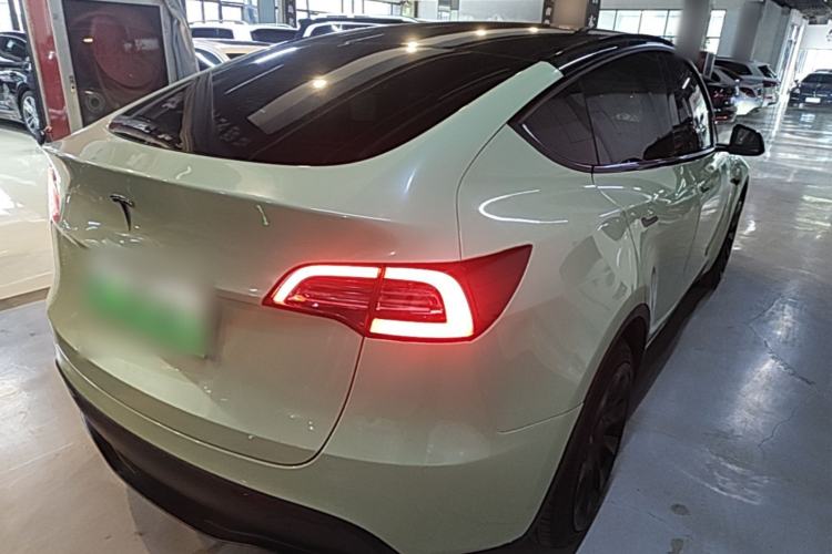 Used Tesla Model Y 2021 Standard Range Rear-Wheel Drive Version Rear Right 45 Deg