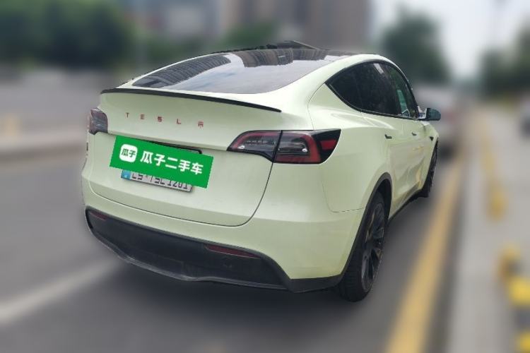 Used Tesla Model Y 2021 Long-Range All-Wheel-Drive Version Rear Right 45 Deg