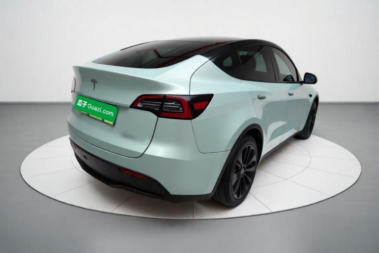Used Tesla Model Y 2021 Standard Range Rear-Wheel Drive Version Rear Right 45 Deg
