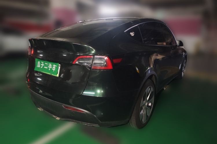 Used Tesla Model Y 2021 Standard Range Rear-Wheel Drive Version Rear Right 45 Deg