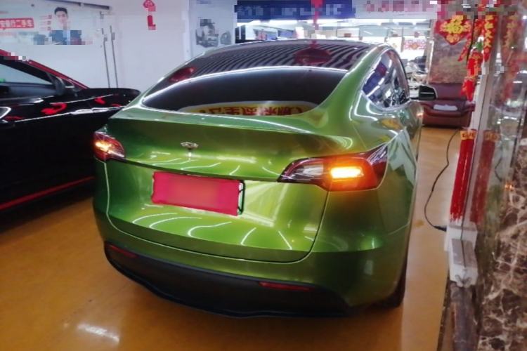 Used Tesla Model Y 2021 Long-Range All-Wheel-Drive Version 3D7 Rear Right 45 Deg