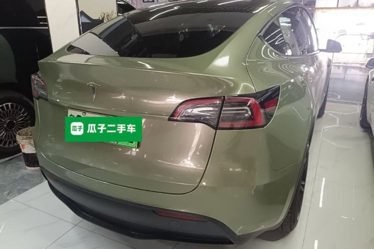 Used Tesla Model Y 2021 Long-Range All-Wheel-Drive Version Rear Right 45 Deg